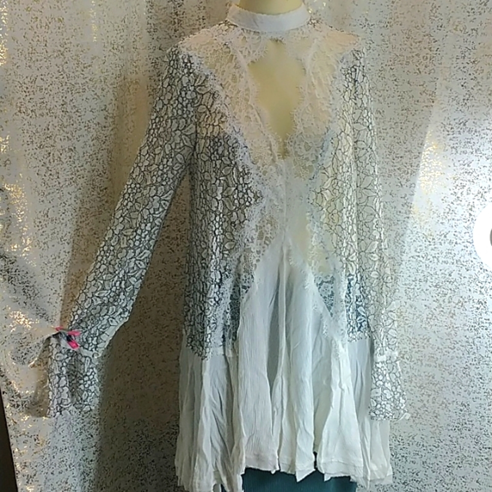 Free People Lace Tunic